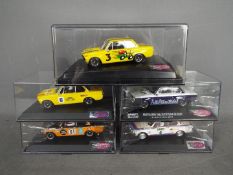 Spirit AV Slot - 5 x boxed BMW 2002 slot cars including special edition Waldegaard 73 RAC Rally car,