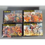 Warlord Games - 4 x sets of plastic model kit figures in 28 mm tall scale including # WG-IR2