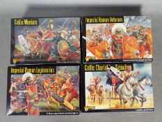 Warlord Games - 4 x sets of plastic model kit figures in 28 mm tall scale including # WG-IR2