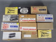 Pirate Models - Westward Models - Transport Replicas - A collection of 12 x built and part built