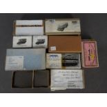 The Model Bus Co - Anbrico - Langley Miniatures - A collection of 10 x white metal truck and bus