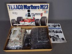 Tamiya - A vintage boxed Tamiya BS1216 Texaco Marlboro McLaren M23 1:12 'Big Scale' plastic model