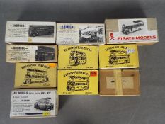 Anbrico - GS Models - Pirate Models - A collection of 10 x white metal model kits in 1:76 scale