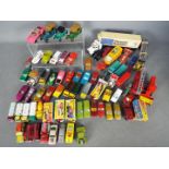 Matchbox - A collection of over 70 x vintage vehicles including # 20 ERF 68G Ever Ready lorry,