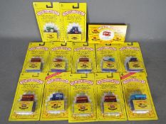 Matchbox - 13 boxed carded diecast vehicles from the recreated Matchbox Originals series.