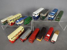 Dinky - WMS - Concept Models - A collection of 14 x bus models in 1:76 scale which are pre built