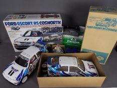 Tamiya - A boxed 1:10 scale #58112 Ford Escort RS Cosworth R/C High Performance Racing Car.
