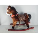 Woolbro - A modern plush childrens Rocking Horse.