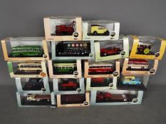 Oxford Diecast - 17 boxed diecast vehicles in 1:76 scale.