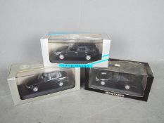 Minichamps - Three boxed 1:43 scale diecast model cars by Minichamps.