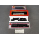 Hornby and Lima - three OO gauge locomotives comprising Hornby Ivatt class locomotive and tender