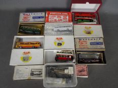 Model Bus Co - Streetscene - Westward - A group of 10 x boxes containing 12 bus models mostly in