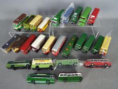 EFE - Corgi - Base Toys - Oxford - A collection of 25 x loose 1:76 scale bus models including