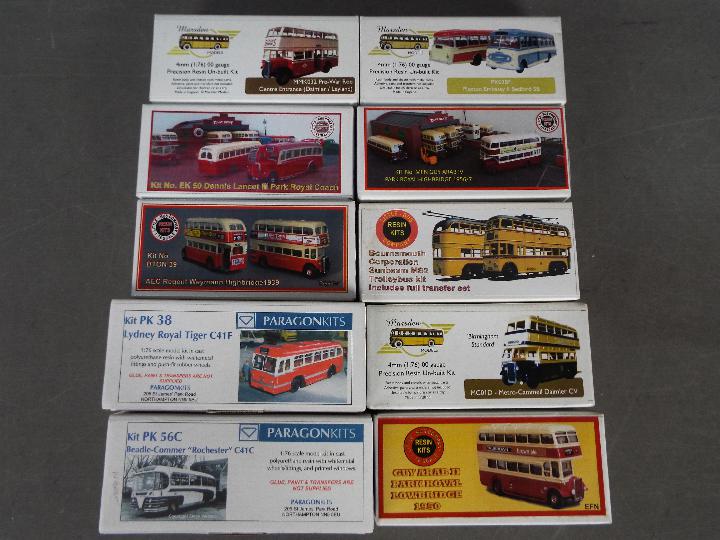 Little Bus Company - Marsden Models - Paragon Kits - A collection of 10 x boxed 1:76 scale resin