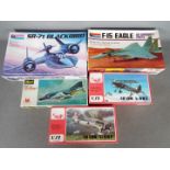 Monogram - CMK - Hasegawa - 5 x model airplane kits in 1:72 scale including # JS-020 McDonnell