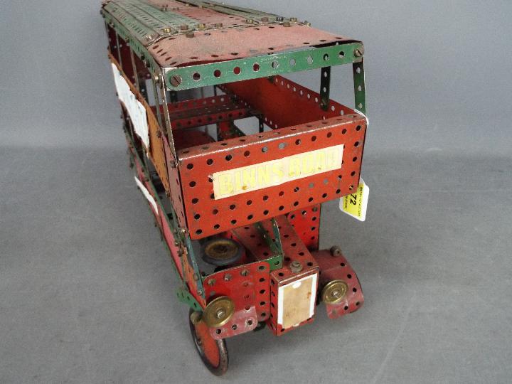 Meccano - A built Meccano London style Double Decker Bus. - Image 2 of 3