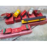 Hornby - a collection of O gauge tin-plate rolling stock comprising seven items,