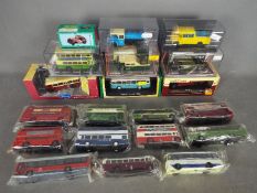 EFE - Corgi - ABC Models - A collection of 20 x loose and boxed bus model in 1:76 scale including #