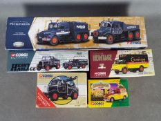 Corgi - A collection of 5 x boxed trucks including # 17904 2 x Scammell Contractors in Pickfords