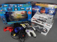 Trust compact vibration feedback steering wheel (boxed), Laserfighter X boxed,