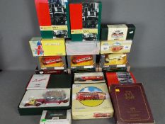 Corgi, EFE, Other - A boxed collection of 17 diecast model vehicles in various scales.