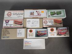 Little Bus Company - Lancer Models - A group of 10 x resin model bus kits in 1:76 scale including