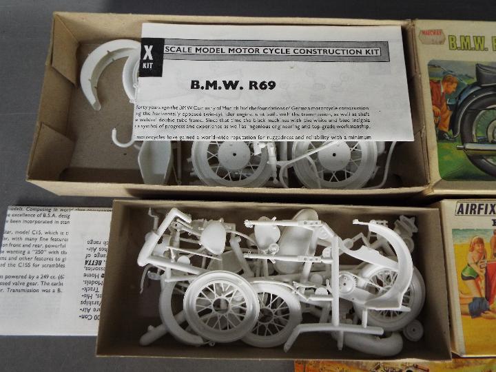 Airfix - Three vintage plastic model motorcycle kits. - Image 2 of 4