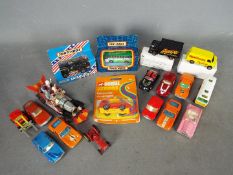 Corgi - Matchbox - A collection of 17 x vehicles including # 266 Chitty Chitty Bang Bang with