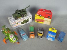 Dinky - A collection of 2 x boxed and 6 x loose vehicles including # 661 Recovery tractor,