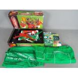 Subbuteo - A boxed Manchester United Subbuteo Set which includes pitch and appears in playworn