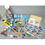Ertl - Hot Wheels - Playmobil - A collection of boxed and loose model vehicles in various scales