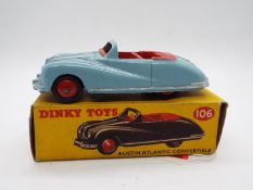 Dinky Toys - A boxed Dinky Toys #106 Austin Atlantic Convertible.