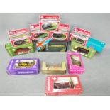 Zylmex, Brumm, Rio, Solido - 14 diecast and plastic model vehicles in various scales.
