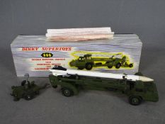 Dinky - A boxed # 666 Missile Erector Vehicle with Corporal Missile and LAunching Platform.