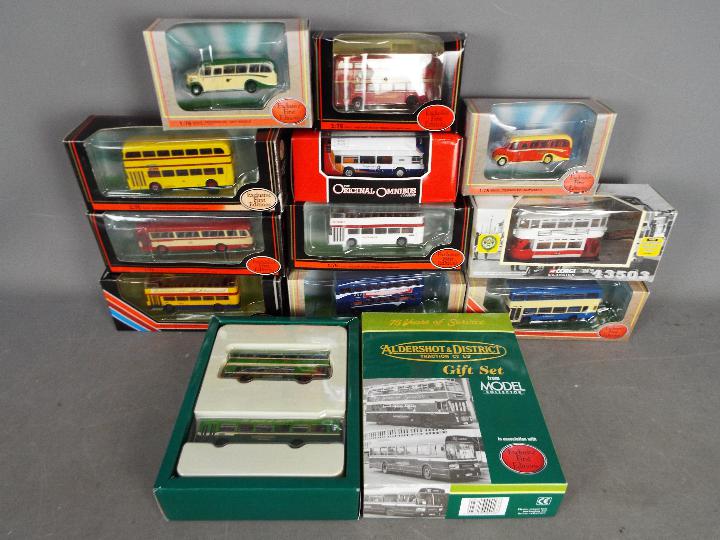 EFE, Corgi Original Omnibus - 12 boxed diecast 1:76 scale model buses and a tram.