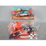 Scalextric - two Scalextric Club racing cars by Tecnitoys,