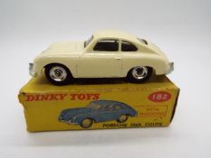 Dinky Toys - A boxed Dinky Toys #182 Porsche 356A Coupe.