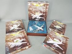 Corgi Aviation Archive - Five boxed diecast passenger aircraft in 1:144 scale.