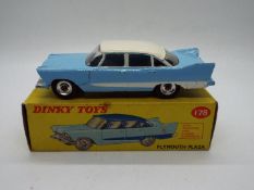 Dinky Toys - A boxed Dinky Toys #178 Plymouth Plaza.