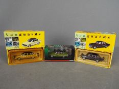 Corgi Vanguards - 3 x boxed Rover P6 models including #VA06500 3500 V8 in Almond Yellow,