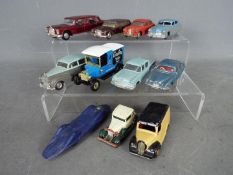 Dinky Toys, Matchbox, Corgi Toys - 11 unboxed diecast model vehicles.