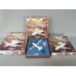 Corgi Aviation Archive - Three boxed diecast passenger aircraft in 1:144 scale.