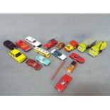 Dinky - Corgi - A collection of 16 x loose vehicles including # 1009 MG Maestro,