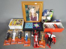 Pez - Match Attax - Power Rangers - A group of collectible items including 5 x Star Wars Pez