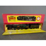 Hornby - A boxed 4-6-2 SR West Country steam locomotive named Barnstaple operating number 34005 in