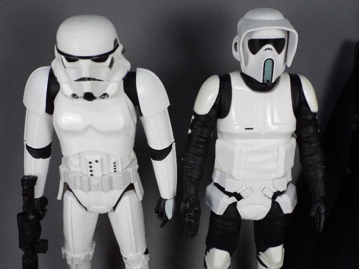 Jakks Pacific - Star Wars - 3 x 18 inch jointed figures, Dart Vader, Storm Trooper, Scout Trooper. - Image 2 of 3