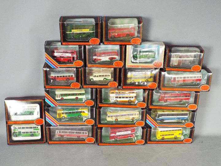 EFE - 20 boxed diecast model buses in 1:76 scale.