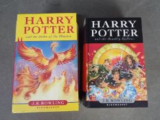 Bloomsbury, Harry Potter - Two 'First Edition' Harry Potter books.