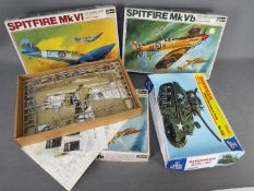 Hasegawa - 4 x boxed model kits in 1:32 & 1:35 scale.