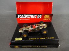 Scalextric - a limited edition 50th Anniversary Cooper Climax F-1 (1959) by Scalextric, No.